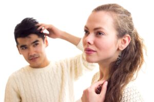 Both men and women are concerned about hair problems